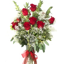 Classic Red Rose Bouquet Dozen